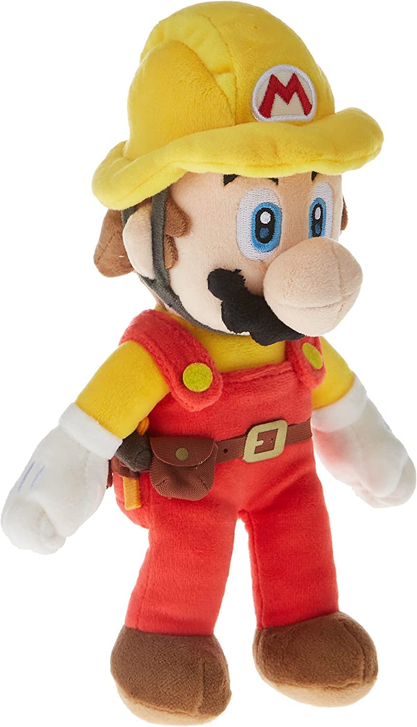 Little Buddy - 8" Builder Mario Plush (A01)